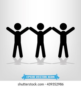 People icon vector illustration eps10.