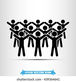 People icon vector illustration eps10