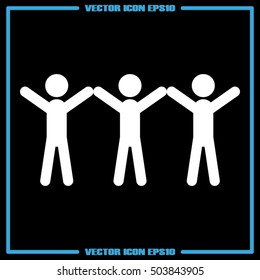 People icon vector illustration eps10.