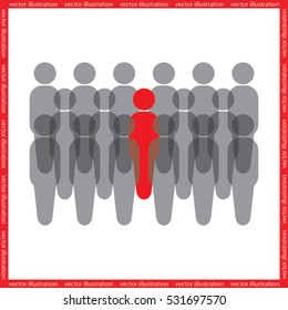 People icon vector illustration eps10.