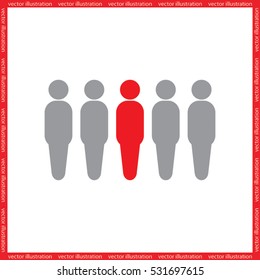 People icon vector illustration eps10.