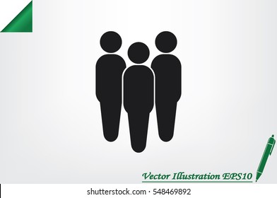 People icon vector illustration eps10.