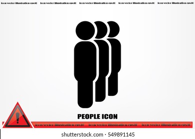 People icon vector illustration eps10.