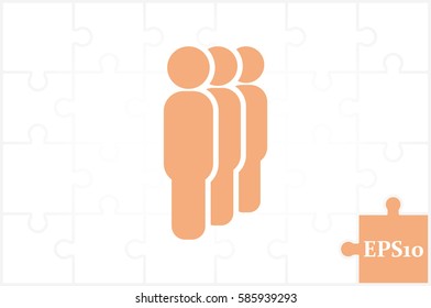 People icon vector illustration eps10.