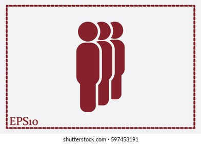 People icon vector illustration eps10.