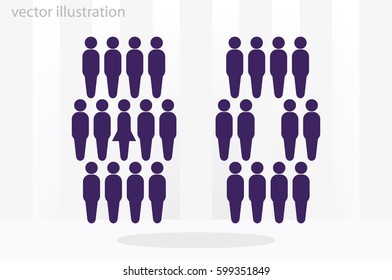 People icon vector illustration eps10.