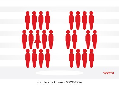 People icon vector illustration eps10.