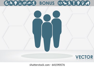 People icon vector illustration eps10.