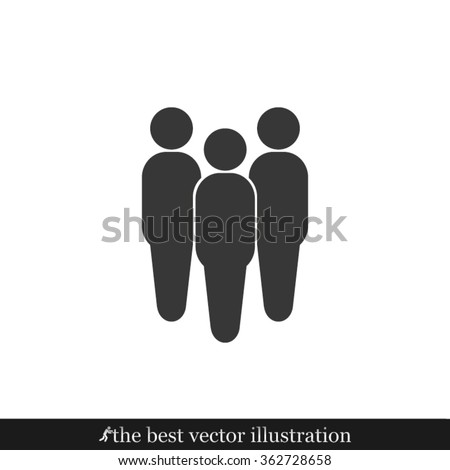 People icon vector illustration eps10.