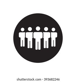 people   icon, vector illustration. Flat design style