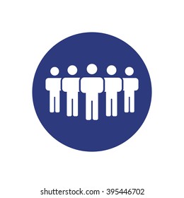 people   icon, vector illustration. Flat design style