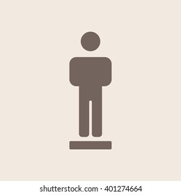 people   icon, vector illustration. Flat design style