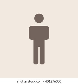 people   icon, vector illustration. Flat design style