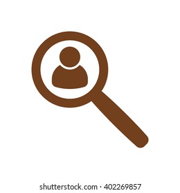 people icon, vector illustration. Flat design style