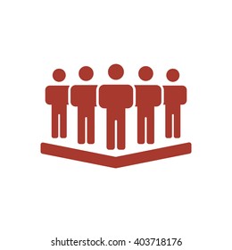 people   icon, vector illustration. Flat design style