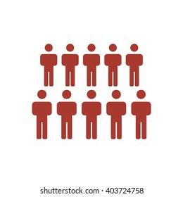 people   icon, vector illustration. Flat design style