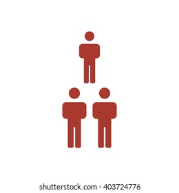 people   icon, vector illustration. Flat design style