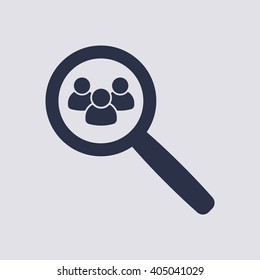 people   icon, vector illustration. Flat design style
