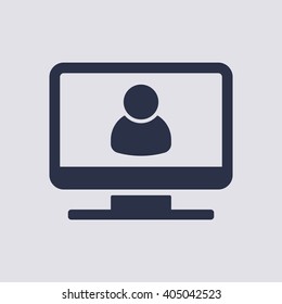 people   icon, vector illustration. Flat design style