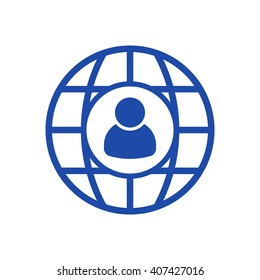 people   icon, vector illustration. Flat design style