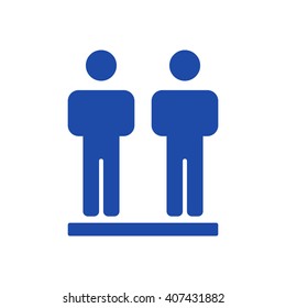 people   icon, vector illustration. Flat design style