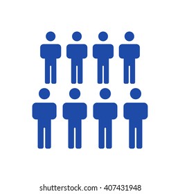 people   icon, vector illustration. Flat design style