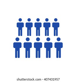 people   icon, vector illustration. Flat design style