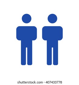 people   icon, vector illustration. Flat design style