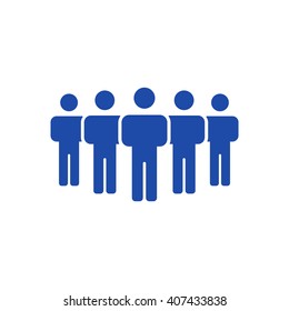 people   icon, vector illustration. Flat design style