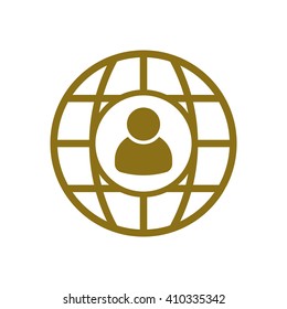 people   icon, vector illustration. Flat design style