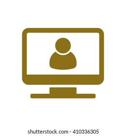 people   icon, vector illustration. Flat design style