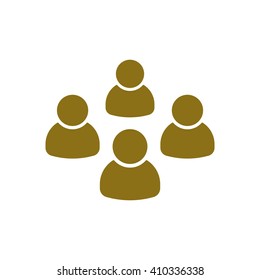 people   icon, vector illustration. Flat design style