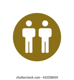 people   icon, vector illustration. Flat design style