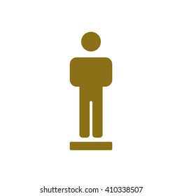 people   icon, vector illustration. Flat design style