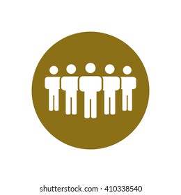 people   icon, vector illustration. Flat design style