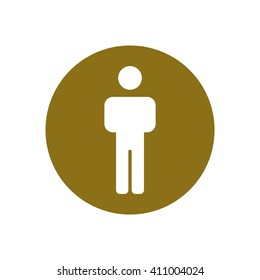 people   icon, vector illustration. Flat design style