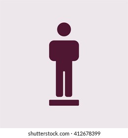 people   icon, vector illustration. Flat design style