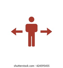 people   icon, vector illustration. Flat design style