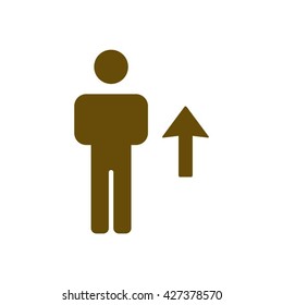 people   icon, vector illustration. Flat design style