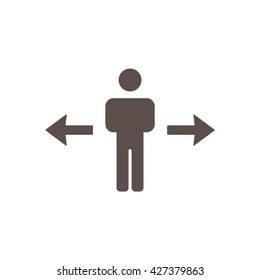 people   icon, vector illustration. Flat design style