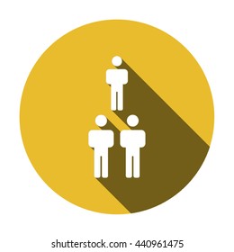 people   icon, vector illustration. Flat design style