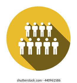 people   icon, vector illustration. Flat design style