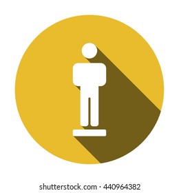 people   icon, vector illustration. Flat design style