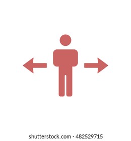 people   icon, vector illustration. Flat design style