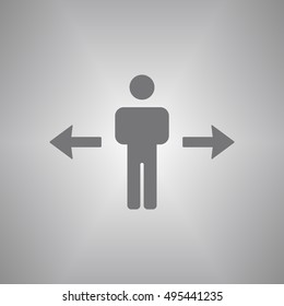 people   icon, vector illustration. Flat design style