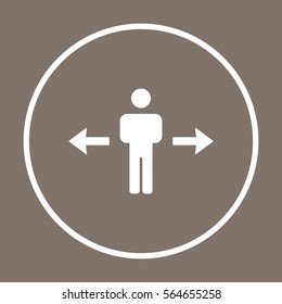 people   icon, vector illustration. Flat design style