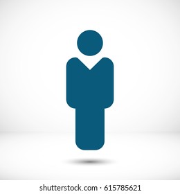 people icon vector illustration. Flat design style