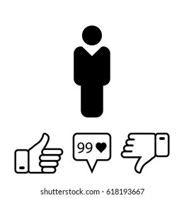 people icon vector illustration. Flat design style