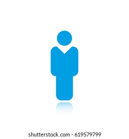 people icon vector illustration. Flat design style