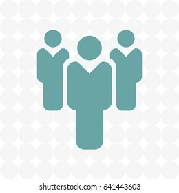 people icon vector illustration. Flat design style